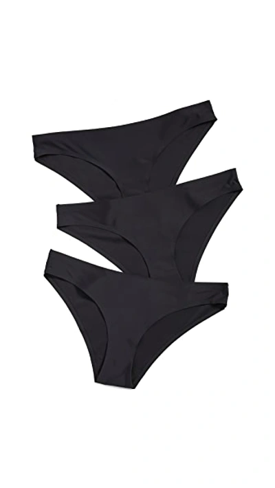 Shop Honeydew Intimates Skinz Hipster Panty 3-pack Black/black/black