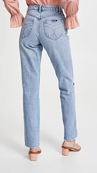 Rolla's X Sofia Richie Classic Straight. In 90s Blue