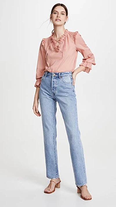 Rolla's X Sofia Richie Classic Straight. In 90s Blue