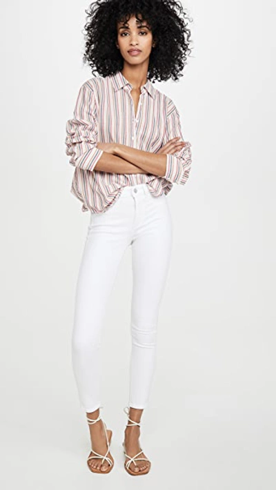 Dl Florence Skinny Mid Rise Ankle Jeans Milk In Milk