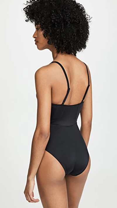 Shop Solid & Striped The Veronica One Piece Black