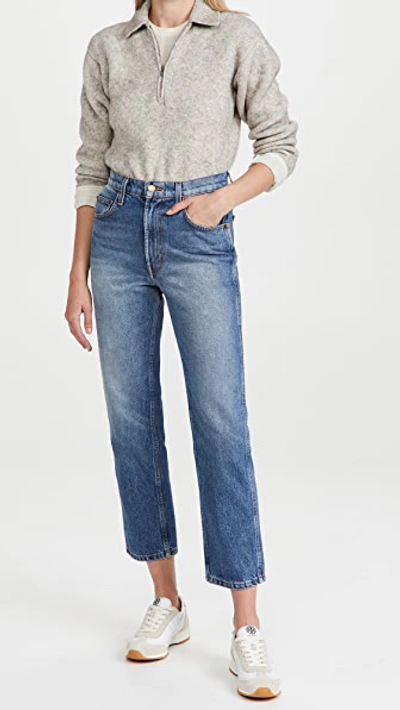 Louis High Rise Jeans In Sydney Clean Blue