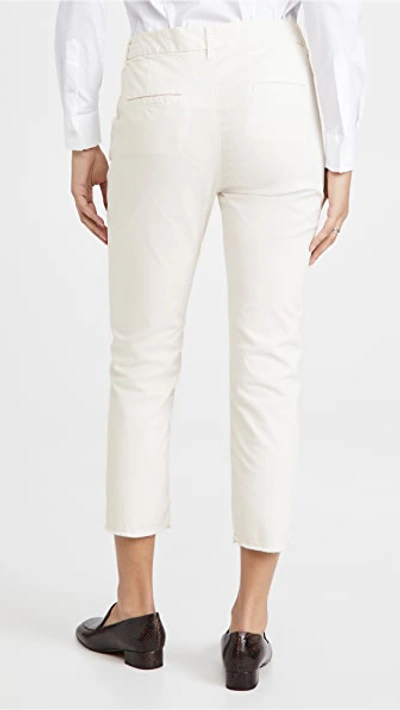 Shop Nili Lotan Montauk Pants In Eggshell