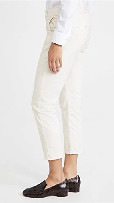 Shop Nili Lotan Montauk Pants In Eggshell