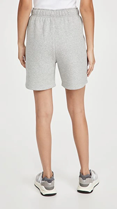 Alo Yoga Accoldae Sweat Shorts In Dove Grey Heather