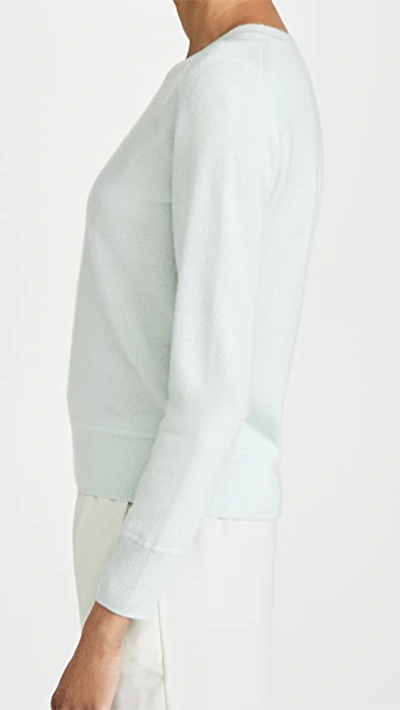 Shop Naadam Crew Cashmere Pullover In Pale Blue