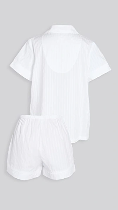 Shop Bedhead Pajamas Classic Stripe Pajama Set White Stripe