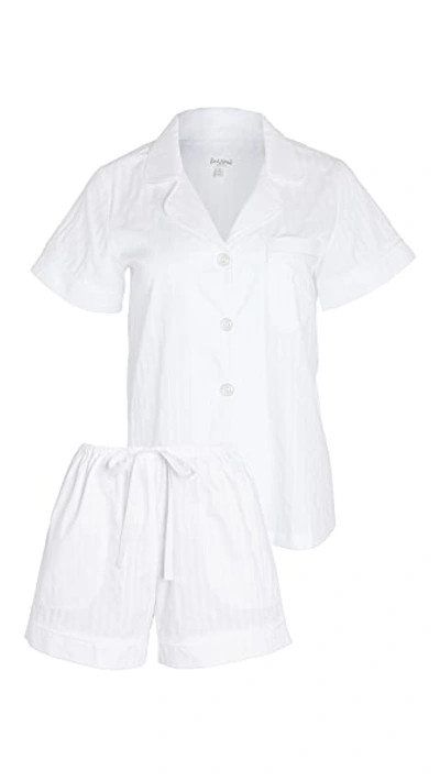 Shop Bedhead Pajamas Classic Stripe Pajama Set White Stripe