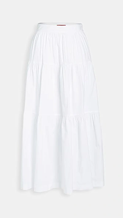 Shop Staud Sea Skirt White