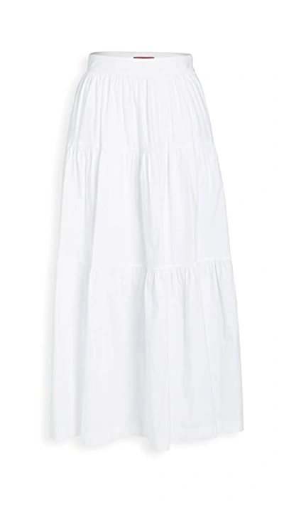 Shop Staud Sea Skirt White