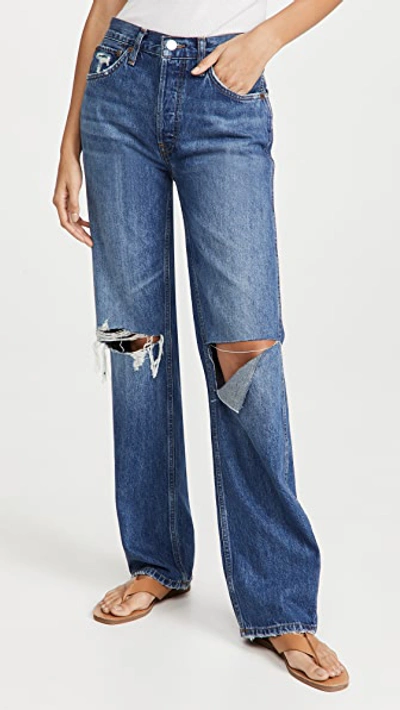 Shop Re/done 90s High Rise Loose Jeans