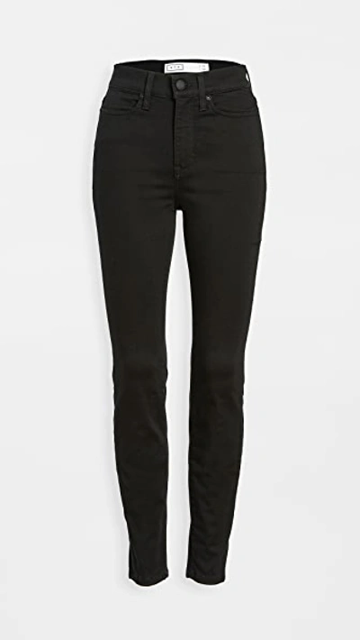 Shop Ayr Hi-rise Skinny Jeans In Jet Black