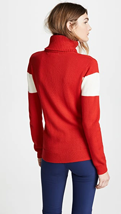 Shop Perfect Moment Ski Sweater Ii Red