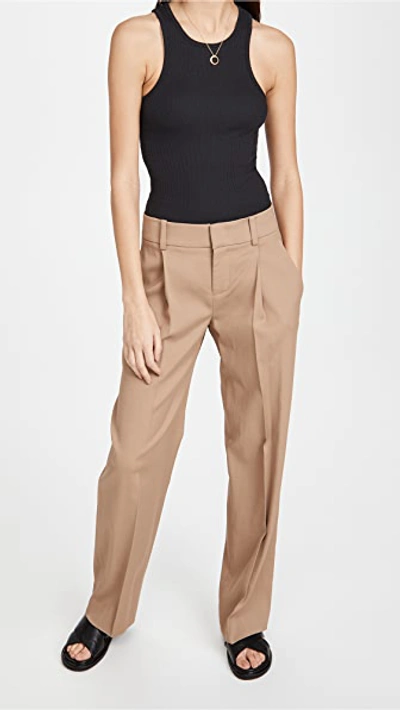 Rag & Bone The Essential Ribbed Stretch-organic Pima Cotton Jersey Tank In Black