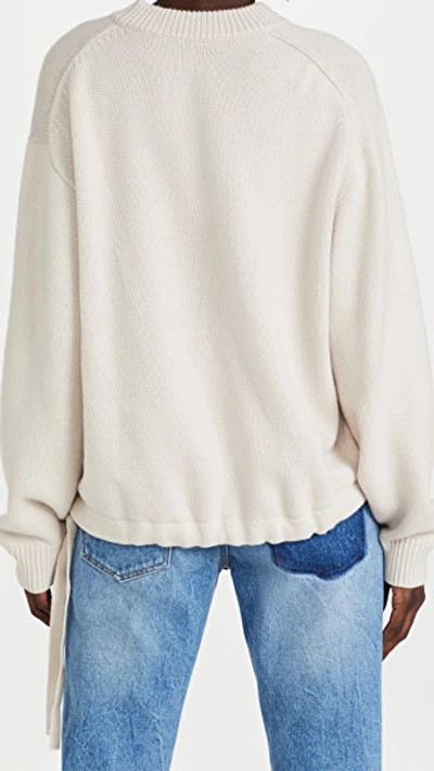 Shop Tibi Cashmere Sweater Oversized Pullover