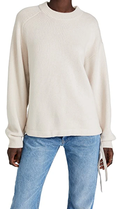 Shop Tibi Cashmere Sweater Oversized Pullover