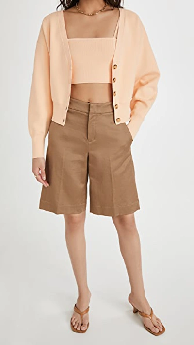 Shop A.l.c Peters Ii Cardigan In Apricot