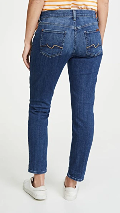 Shop 7 For All Mankind Josefina Maternity Jeans In Broken Twill Vanity