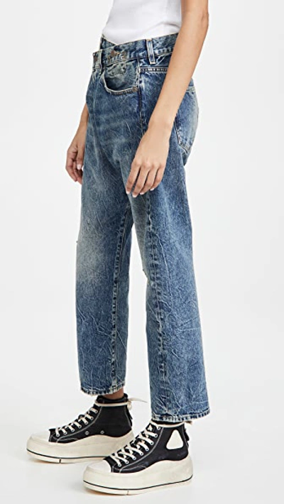 Shop R13 Cross Over Jeans Kelly