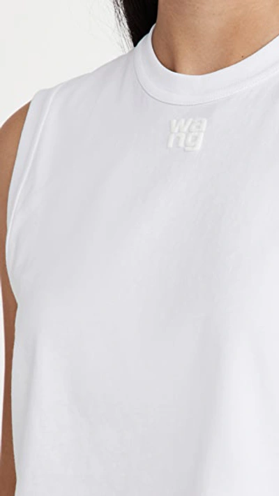 Shop Alexander Wang T Foundation Muscle Tee In White