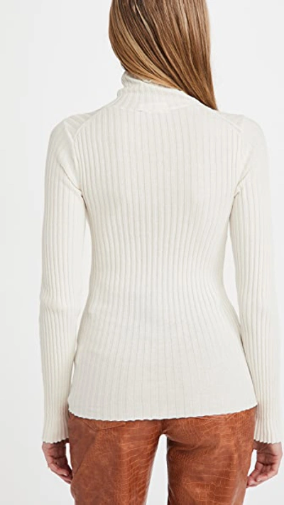 Shop Anine Bing Clare Top In Ivory