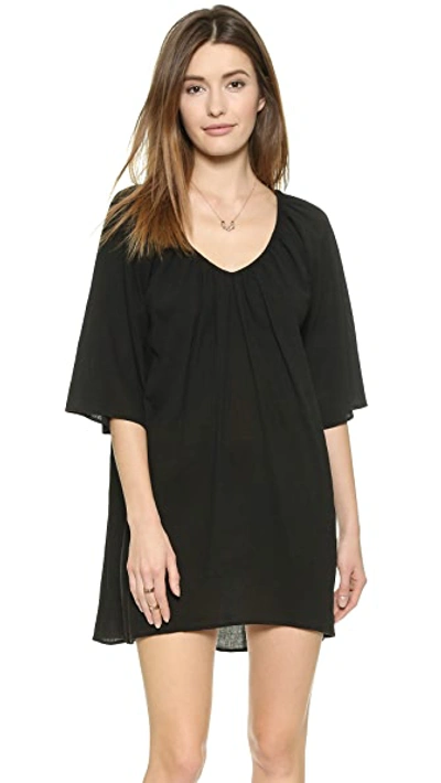 Shop 9seed Santa Cruz Cover Up In Black