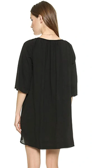 Shop 9seed Santa Cruz Cover Up In Black