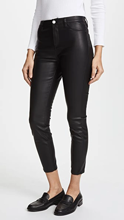 Shop Blank Denim The Principle Mid Rise Vegan Leather Skinny Pants Daddy Soda