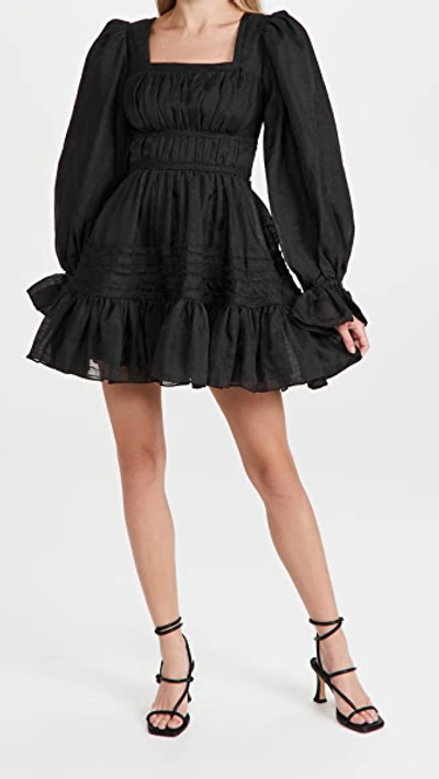 Aje Impression Dress In Black