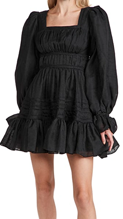 Aje Impression Dress In Black