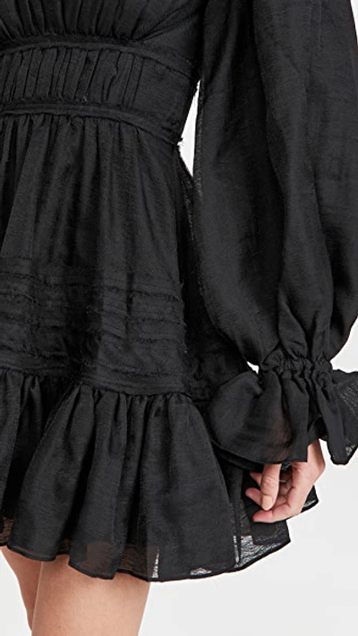 Aje Impression Dress In Black