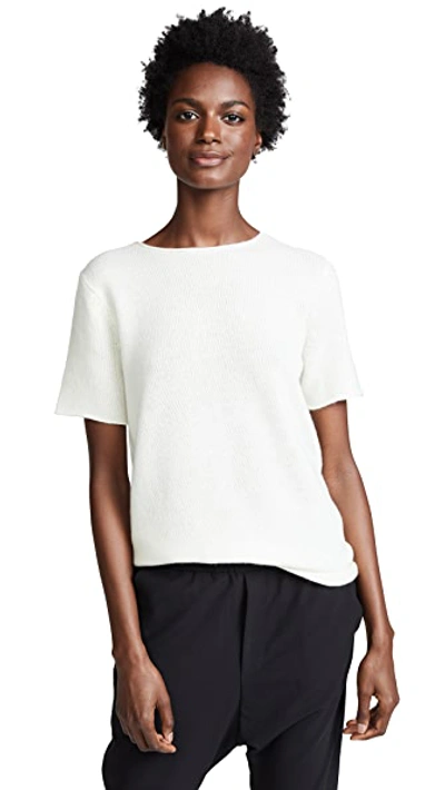 Shop Theory Cashmere Tolleree Sweater In Ivory