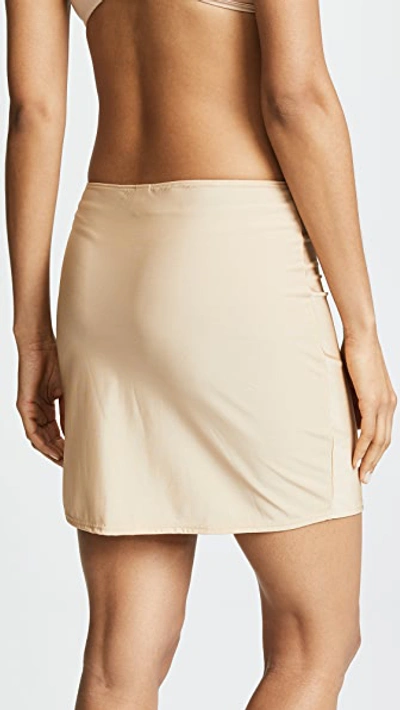 Only Hearts Second Skins Short Half Slip In Almond