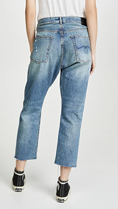 Shop R13 Crossover Jeans Jasper Blue
