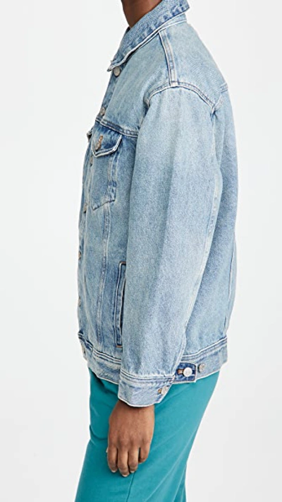 The Oversized Trucker Jean Jacket in Fitzgerald Wash