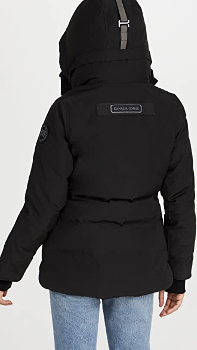 Shop Canada Goose Lyndale Parka Black - Noir