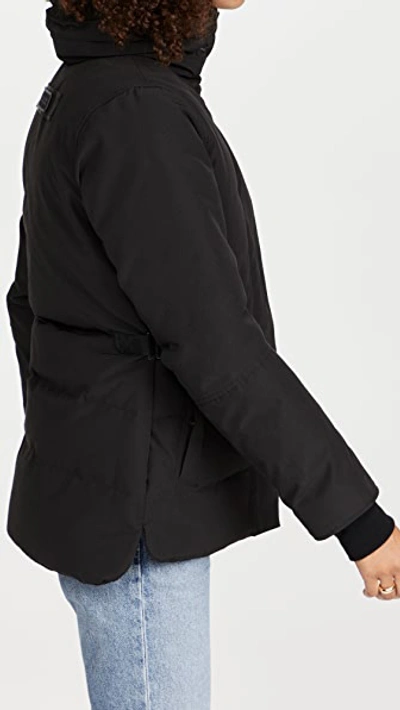 Shop Canada Goose Lyndale Parka Black - Noir