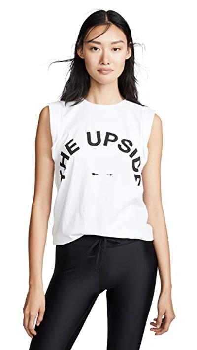 Shop The Upside Muscle Tank In White