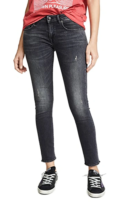 Shop R13 The Kate Skinny Jeans In Orion Black