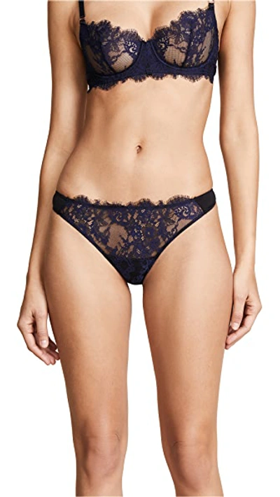 Shop Skarlett Blue Entice Thong Black/midnight