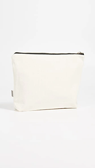 Shop Bag-all My Toiletry Lined Travel Pouch In Natural/black