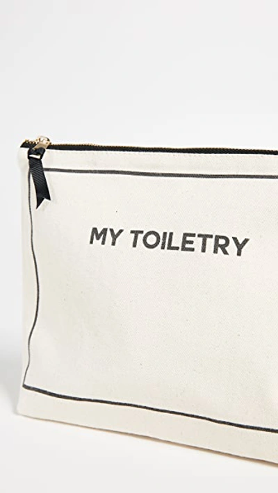 Shop Bag-all My Toiletry Lined Travel Pouch In Natural/black