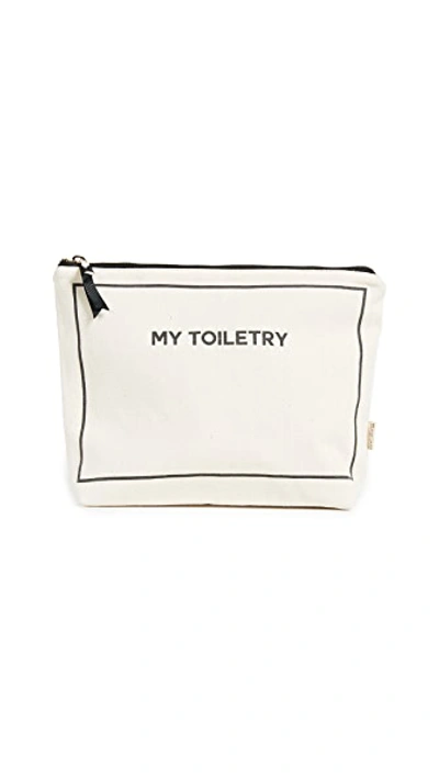 Shop Bag-all My Toiletry Lined Travel Pouch In Natural/black
