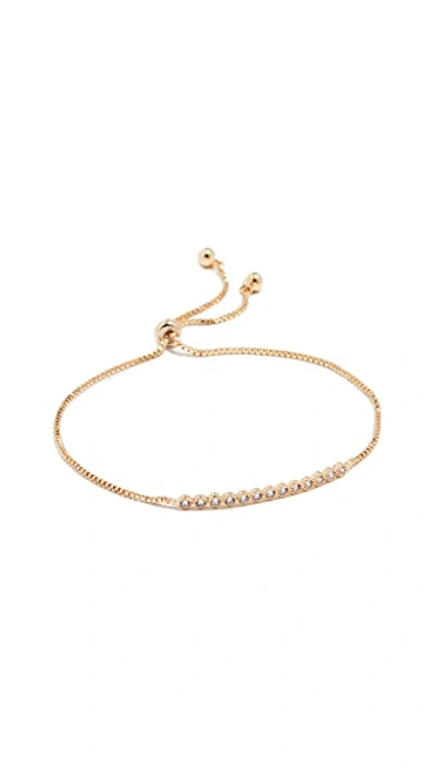 Shop Jules Smith Daisy Chain Bracelet In Gold