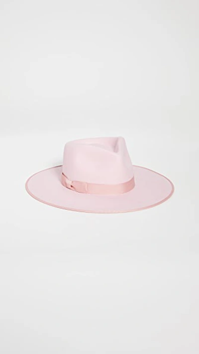 Shop Lack Of Color Stardust Rancher Hat In Dusty Pink