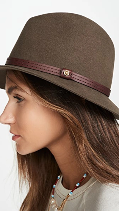 Shop Rag & Bone Floppy Brim Fedora In Pecan