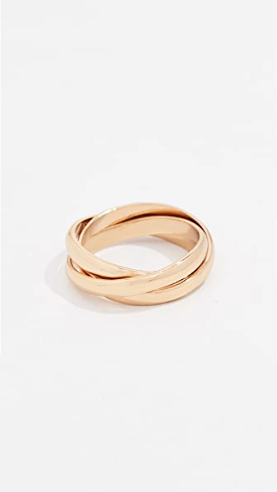 Shop Shashi Vera Ring In Yellow Gold