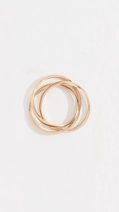 Shop Shashi Vera Ring In Yellow Gold