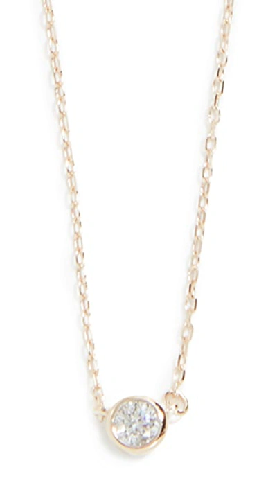 Shop Adina Reyter 14k Gold Single Diamond Necklace