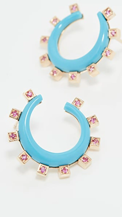 Shop Sorellina 18k Mini Monroe Crescent Earrings